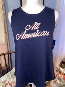 Celebrate Together Kohl's All American Tank Top USA Patriotic America Small S - Picture 1 of 5