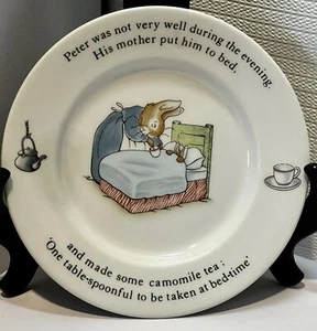 Wedgwood Peter Rabbit Child Plate 6-3/4” in Good Used Condition - Picture 1 of 2