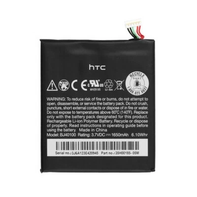 HTC NUOVA BATTERIA RICAMBIO ORIGINAL BJ40100 1650mAh PILA LITIO PER HTC ONE S - Immagine 1 di 3