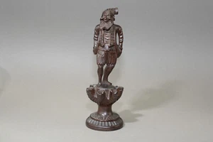 Antigua figura tallada a mano hombre barbudo porta derrames circa.1860 - Imagen 1 de 9