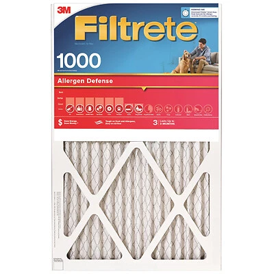 Filtrete 9800-2PK-HDW 16x20 x 1 In. Air Filter, Allergen Defense Red Micro - Image 1 of 2