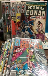 19 COMICS LOT KING CONAN #1-19 MARVEL 1980 FULL RUN WHITMAN NEWSSTAND VARIANTS - Picture 1 of 6