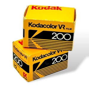 Set Of 2 Kodak Kodacolor VR 200 35mm Color Film 12 Exposures Exp 10/1985 - Picture 1 of 2