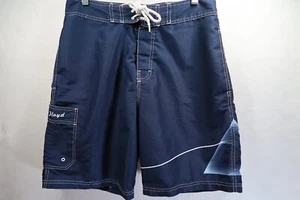 Pink Floyd Board Shorts Blue Dark Side of the Moon Swim Trunks Beac Sz 32 (READ) - Picture 1 of 10