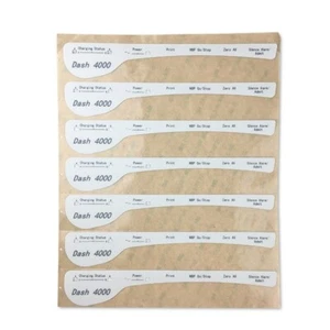 Kompatibles vorderes Gehäuseetikett (7 Stück/Packung) für GE Dash 4000 - Bild 1 von 2