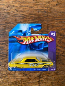 Hot Wheels Short Car 1964 Chevy Impala Taxi #K7569 - Picture 1 of 1