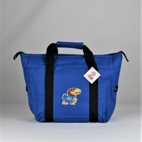 NCAA Kansas Jayhawks Soft Sided Kolder 12-pack Cooler Bag Cover