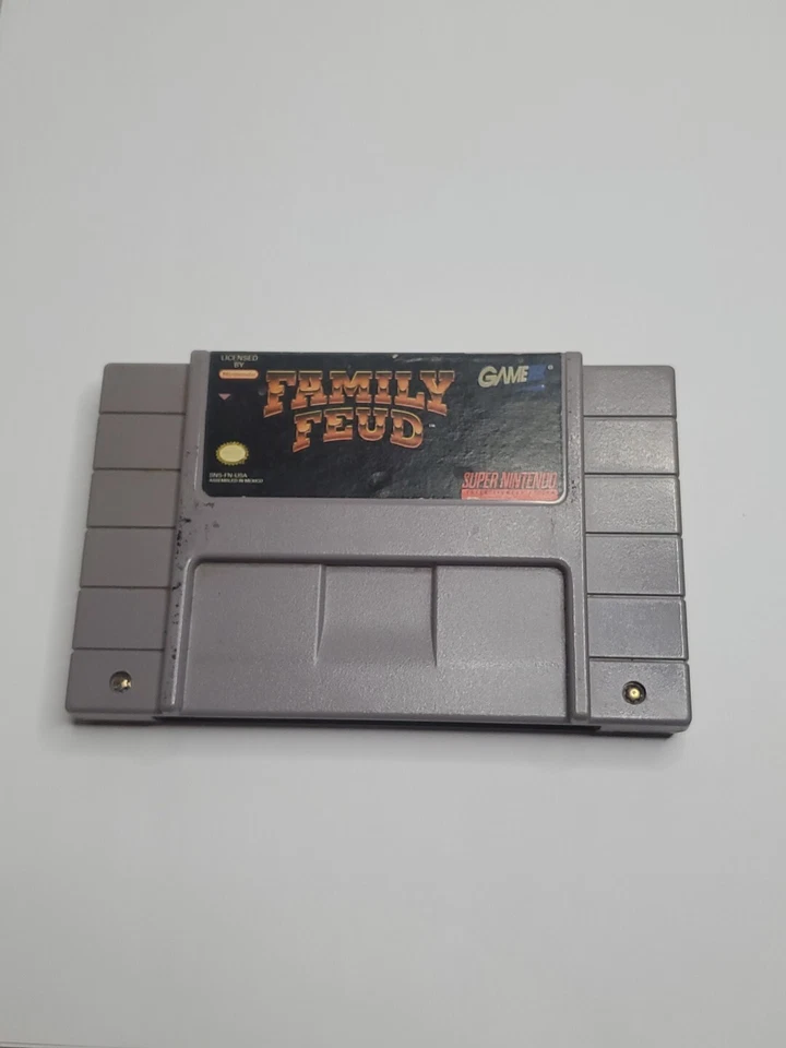 Family Feud (Super Nintendo Entertainment System, 1991) Cartridge Only - Image 1 of 4