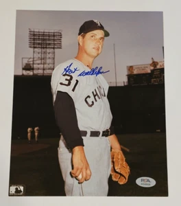 HOYT WILHELM Signed 8x10 Photo-HALL OF FAME-NEW YORK GIANTS-PSA - Picture 1 of 3