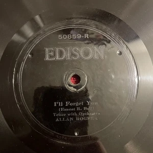 EDISON DIAMOND DISC 50859 Allan Rogers/Lewis James (Pop, Vocal, 1922) - Foto 1 di 4
