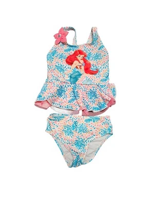 Traje de baño Tankini de dos piezas para niñas de la colección Disney 4 Sirenita Sea Life Foto 1 de 4