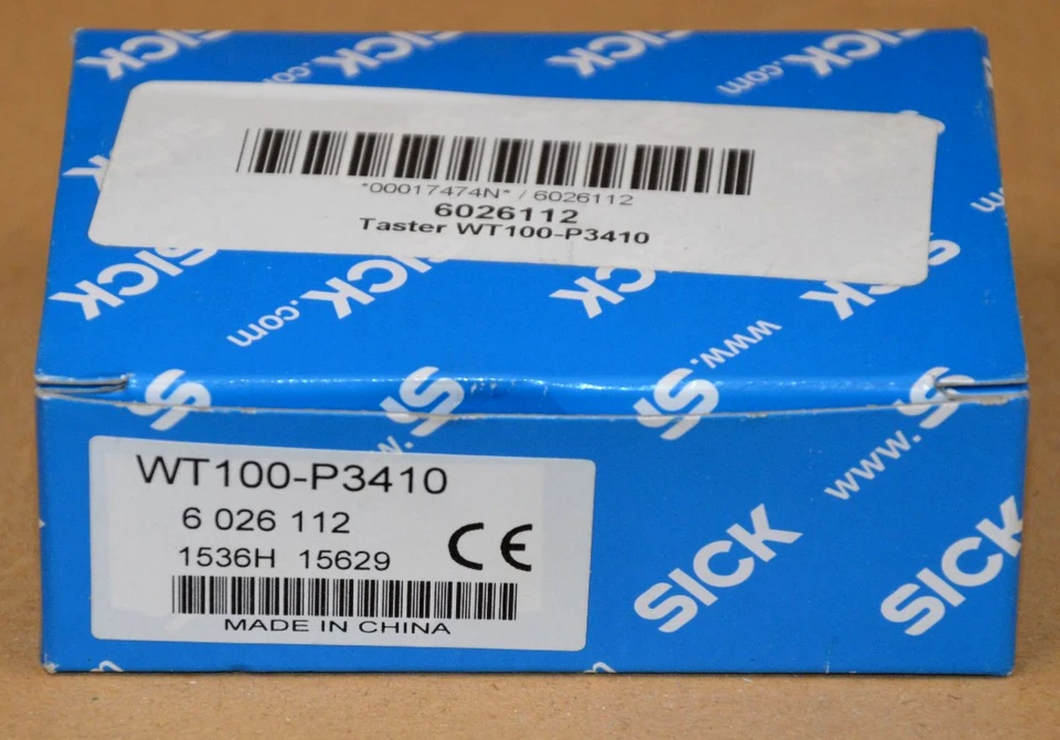 SICK WT100-P3410 6026112 Reflexions-Lichttaster Neu/unbenutzt - Bild 1 von 1