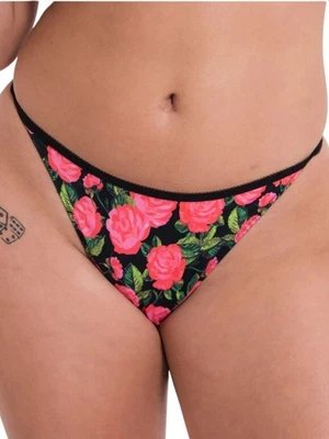 Tanga 5XL (24) Curvy Kate Boost in Bloom tiro medio forrado bragas Foto 1 de 4