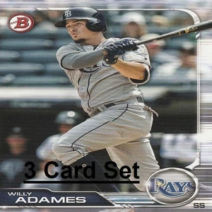Willy Adames MLB Card Collection - 3 Card Set - Picture 1 of 4