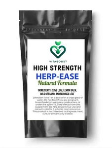 Herpes Treatment For Genital & Oral Natural Herbal Formula Supplement Capsules - Picture 1 of 2