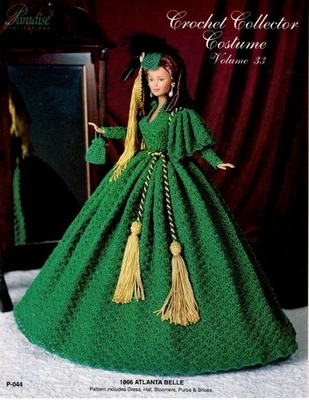 PARADISE CROCHET COLLECTOR COSTUME VOLUME 33- 1866 ATLANTIC BELLE - Image 1 of 2