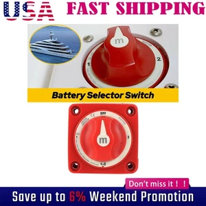6007 Serie M Doble Interruptor Selector 4 Posiciones Barco Marino para Barco Marino - Imagen 1 de 10