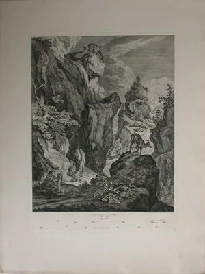 3 Kupferstiche von Johann Elias Ridinger (1698-1767) im repräsentativen Format - Bild 1 von 4