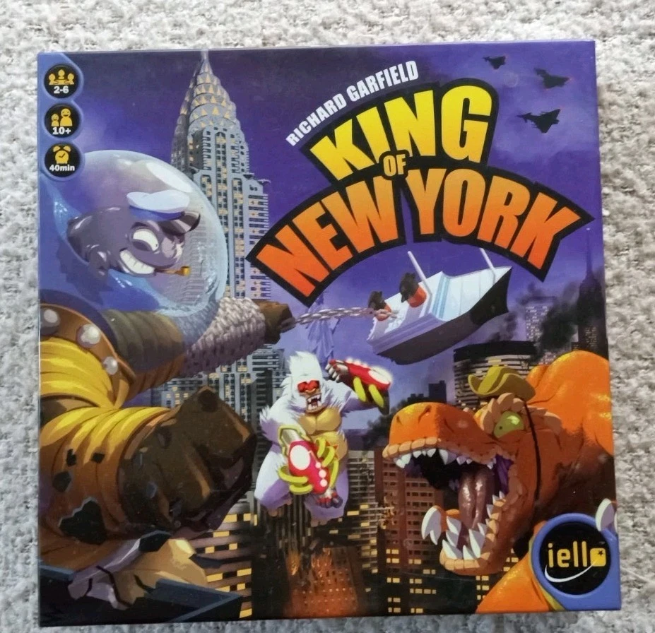 King Of New York Board Game Iello Games Tokyo Richard Garfield - Image 1 of 1