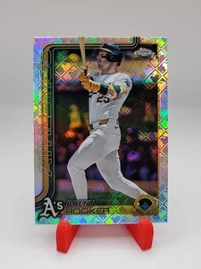 2025 Topps Chrome Logofractor Brent Rooker #54 Oakland Athletics - Picture 1 of 2