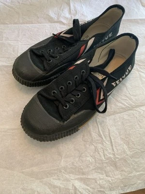 Feiyue Black Martial Arts Sneakers, Size 10, Women’s Size 12 - Image 1 of 4