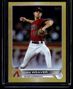 2022 Topps Gold Foil Parallel Luke Weaver Diamondbacks Yankees #273 - Picture 1 of 2