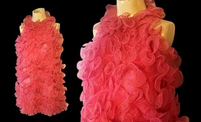 ВИНТАЖНОЕ МИНИ-ПЛАТЬЕ 60-х с многослойными оборками от MR ERIN - Изображение 1 из 4