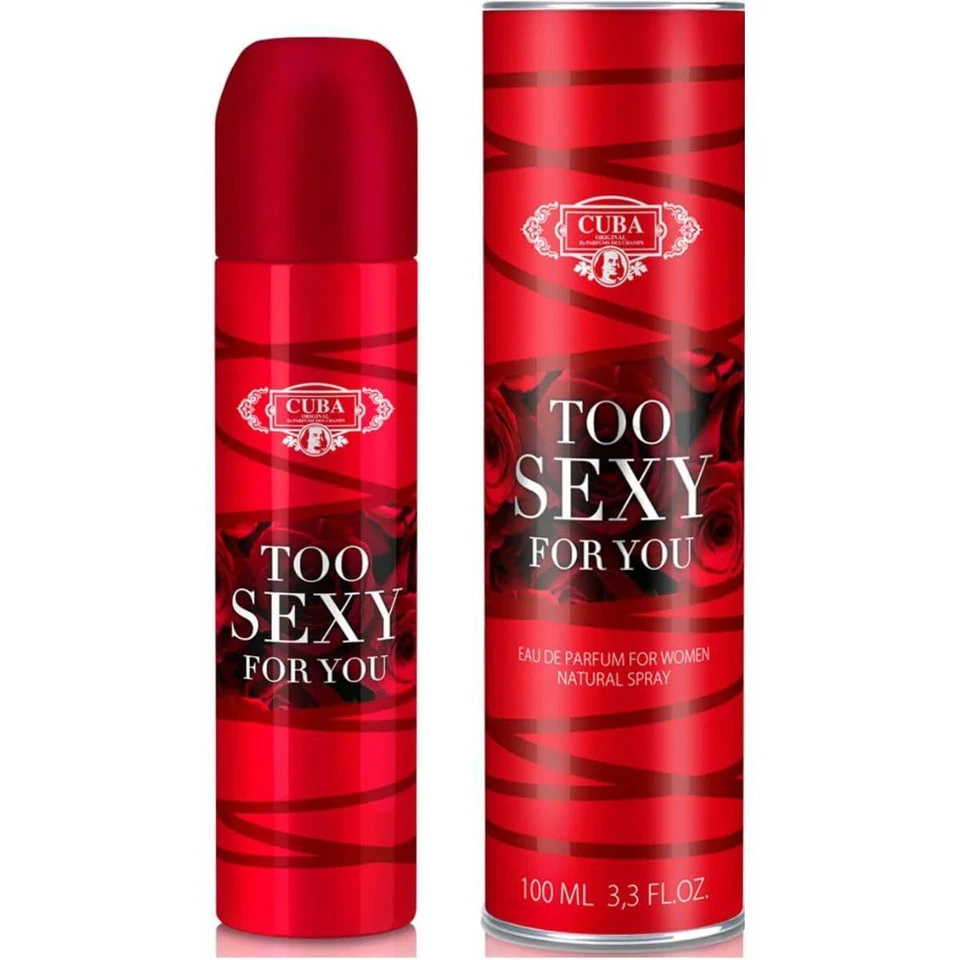 Cuba Too Sexy For You by Cuba Perfume para mujer EDP 3.3 / 3.4 oz Nuevo en lata Foto 1 de 1