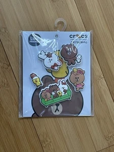 Jibbitz Crocs Charms Set Line Friends 5 Pack Brand New H23 - Imagen 1 de 3