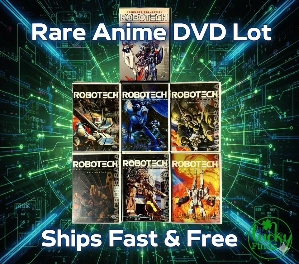 Robotech Complete DVD Lot Rare Anime Collection | Mecha Sci-Fi Classic Fast Ship - Image 1 of 4
