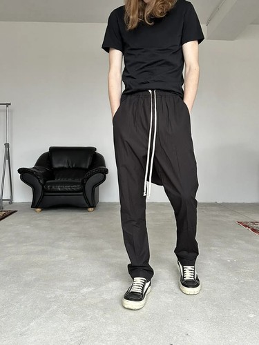 RICK OWENS Pantalone uomo R+ OWENS COTONE LEGGERO TAGLIA