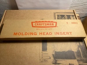 Vintage Craftsman Molding Head Insert for Table Saw Model #29922 - Picture 1 of 9