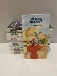 23 Vintage JUST ASK Weekly Reader Book Lot/Homeschool Science Why What - Picture 1 of 3