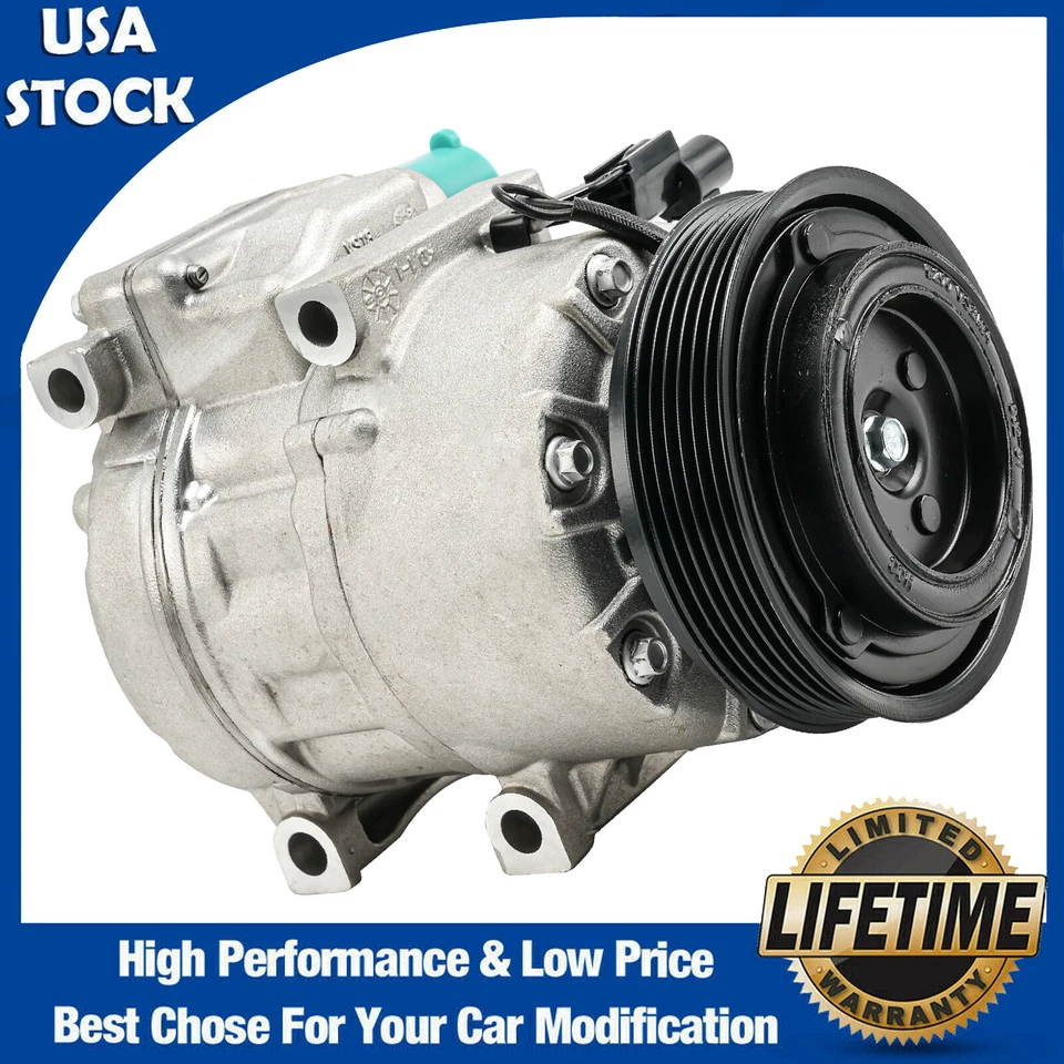 198300 Compresores de aire acondicionado aptos para HYUNDAI SANTA FE 2010-2012 KIA SORENTO 2011-2013 Foto 1 de 4