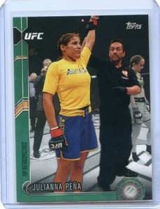 2015 Topps UFC Chronicles JULIANNA PENA Green Parallel No 221 #194/288