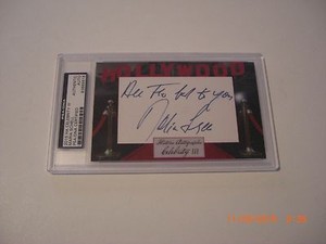 MARIA SCHELL FAMOUS ACTRESS 2015 HA CELEBRITY III AUTO PSA/DNA SIGNED CARD