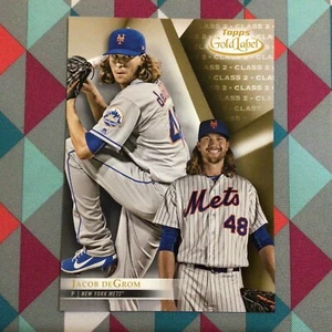 Jacob Degrom #63 Mets Class 2 Version 04/10 made 2018 Topps Gold Label 5x7 - Bild 1 von 2