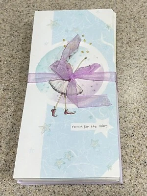 Juego de 20 tarjetas interiores en blanco Inspiring Fairy 8,25”x4” con sobres Foto 1 de 4