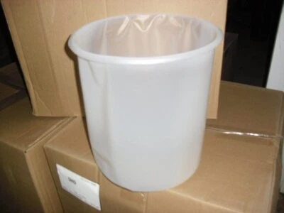 Caja de 100 HD 5Gal. Cubo de pintura forros plástico blanco 5 galones Foto 1 de 3