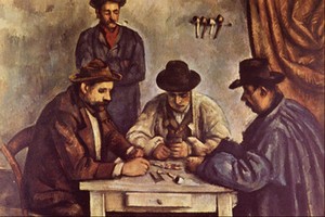 508064 The Card Players Paul Cezanne A4 Photo Print