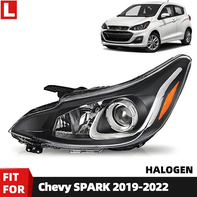 For 2019-2022 Chevrolet Chevy Spark Halogen  Headlight w/o LED DRL  Left LS LT Foto 1 de 4