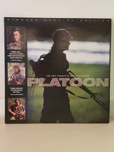 Laserdisc Movie - Platoon - Willem DaFoe - TWO DISCS. Used, excellent condition - Picture 1 of 12