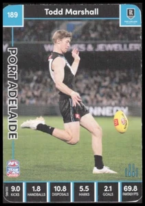 AFL 2023 Teamcoach Port Adelaide Todd Marshall 189 Football Sport CB-1-1-D-19 - Picture 1 of 8