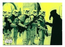 2018 Topps Star Wars A New Hope Black & White Green #56 Serial #94/99