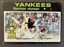 Thurman Munson 1971 Topps #5 All Star Rookie Cup 2nd Year NY Yankees