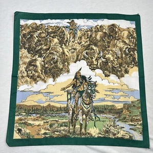 Motorrad Bandana Native American Horse Hunt Southwestern Vintage Schal USA Arvale - Bild 1 von 7