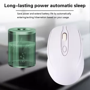 Wireless Mouse Bluetooth Silent Dual Model Rechargeable 1600 DPI 2.4G For Laptop - Picture 1 of 18