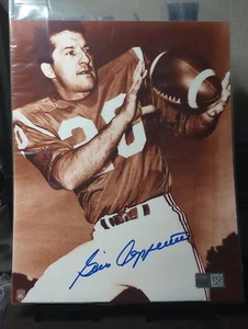 New England Patriots 🔥 GINO CAPPELLETTI 🔥 Autografiado 8x10 TriStar Auténtico - Imagen 1 de 4