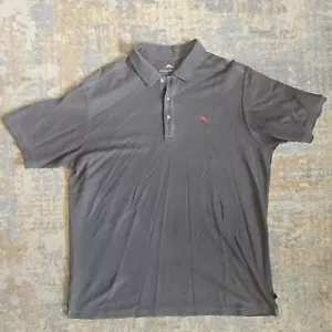 Tommy Bahama Herren XLT grau Supima Baumwollmischung Poloshirt mit rotem Logo - Bild 1 von 5