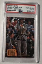 NOLAN RICHARDSON 1996 CLASSIC SEARS ROOKIE CARD AUTOGRAPHED SIGNED PSA/DNA